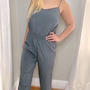 Mark. | sheer blue gray jumpsuit